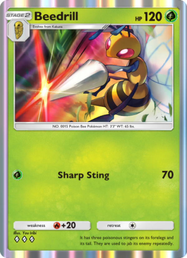 Beedrill 010/286 — Genetic Apex (English Pokémon TCG card)