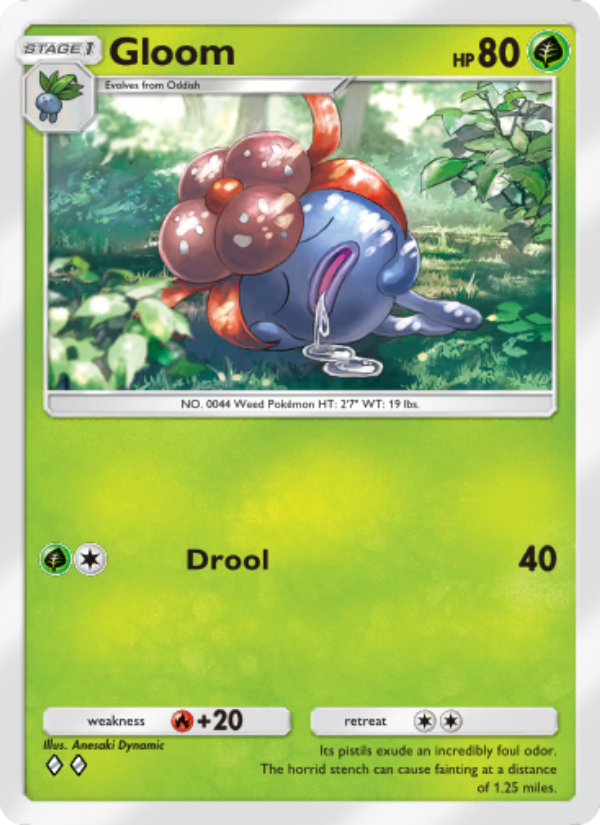Gloom 012/286 — Genetic Apex (English Pokémon TCG card)