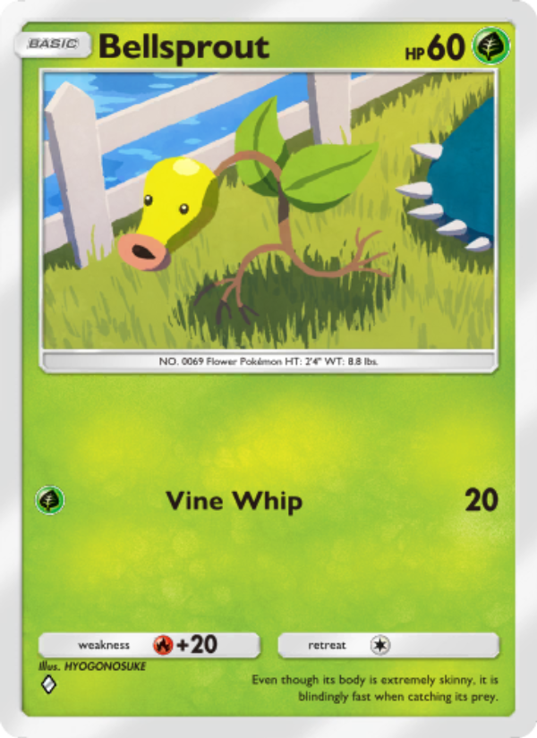 Bellsprout 018/286 — Genetic Apex (English Pokémon TCG card)