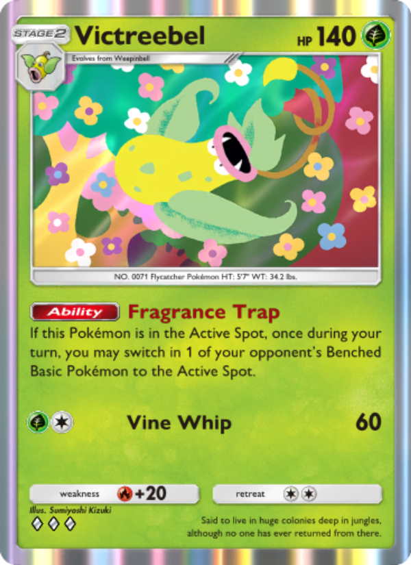 Victreebel 020/286 — Genetic Apex (English Pokémon TCG card)