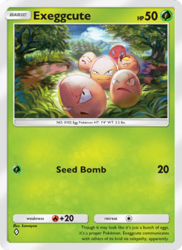 Exeggcute 021/286 — Genetic Apex (English Pokémon TCG card)