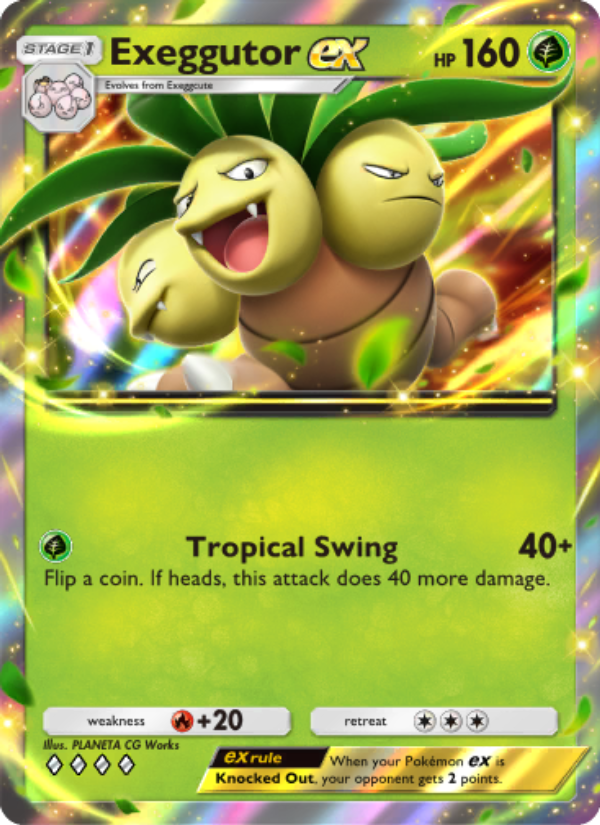 Exeggutor ex 023/286 — Genetic Apex (English Pokémon TCG card)