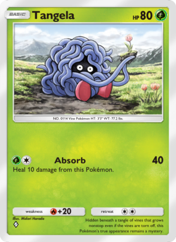 Tangela 024/286 — Genetic Apex (English Pokémon TCG card)