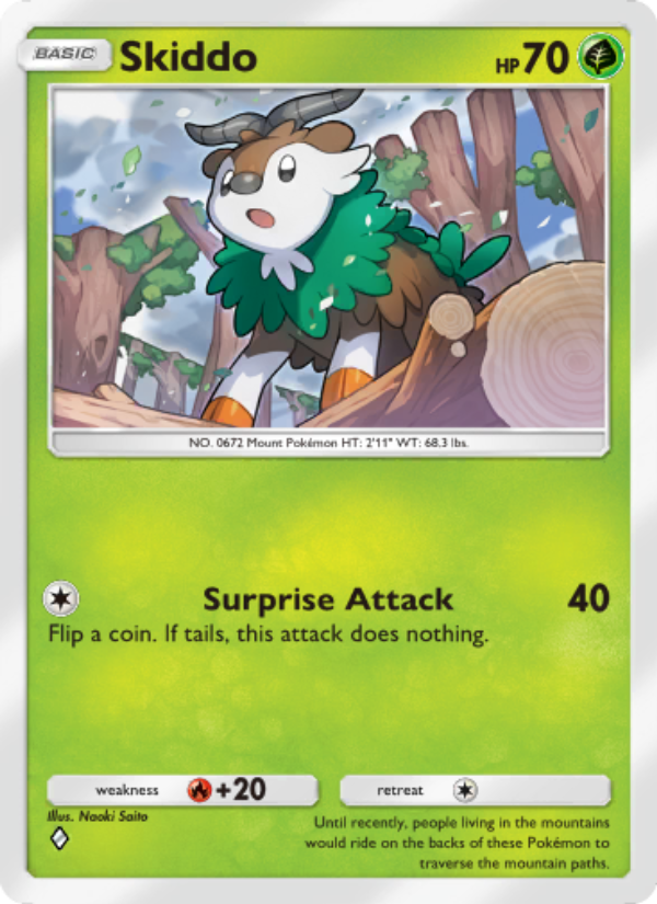 Skiddo 031/286 — Genetic Apex (English Pokémon TCG card)