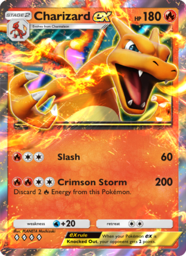 Charizard ex 036/286 — Genetic Apex (English Pokémon TCG card)