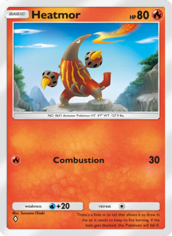 Heatmor 048/286 — Genetic Apex (English Pokémon TCG card)