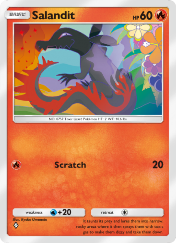 Salandit 049/286 — Genetic Apex (English Pokémon TCG card)