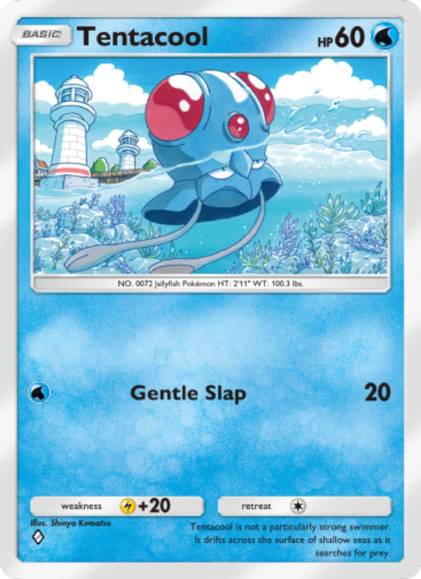 Tentacool 062/286 — Genetic Apex (English Pokémon TCG card)