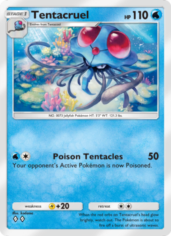 Tentacruel 063/286 — Genetic Apex (English Pokémon TCG card)