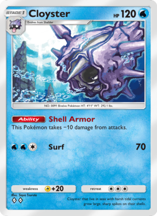 Cloyster 067/286 — Genetic Apex (English Pokémon TCG card)