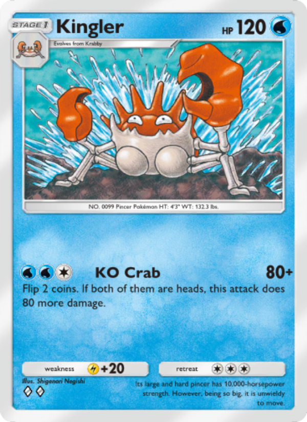 Kingler 069/286 — Genetic Apex (English Pokémon TCG card)
