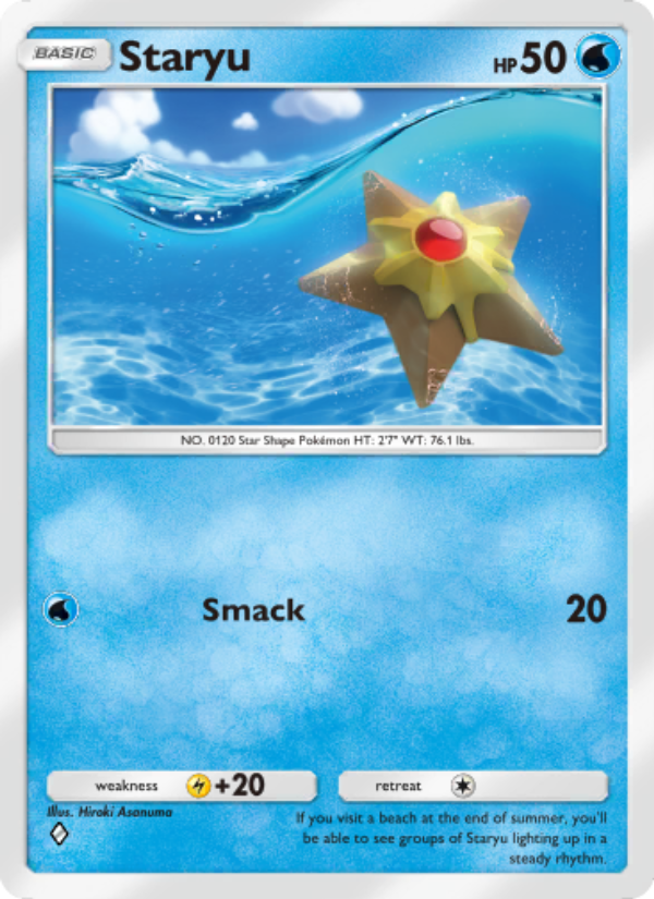Staryu 074/286 — Genetic Apex (English Pokémon TCG card)