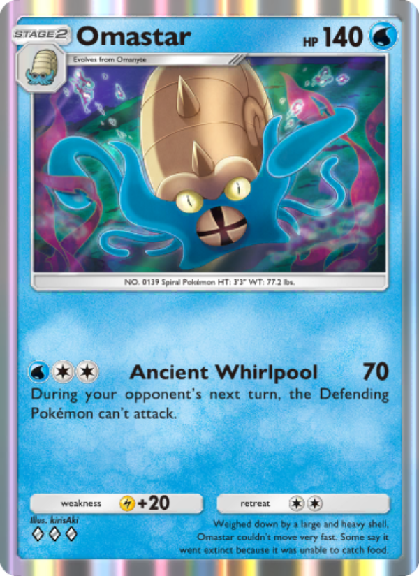 Omastar 082/286 — Genetic Apex (English Pokémon TCG card)