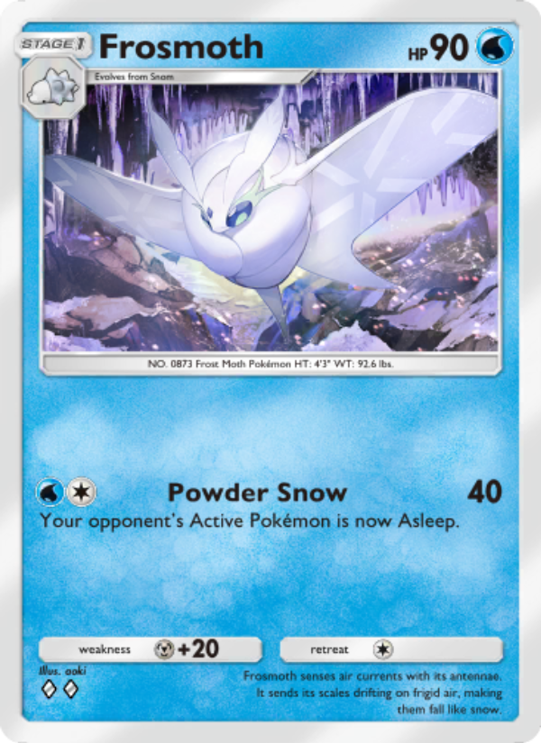 Frosmoth 093/286 — Genetic Apex (English Pokémon TCG card)