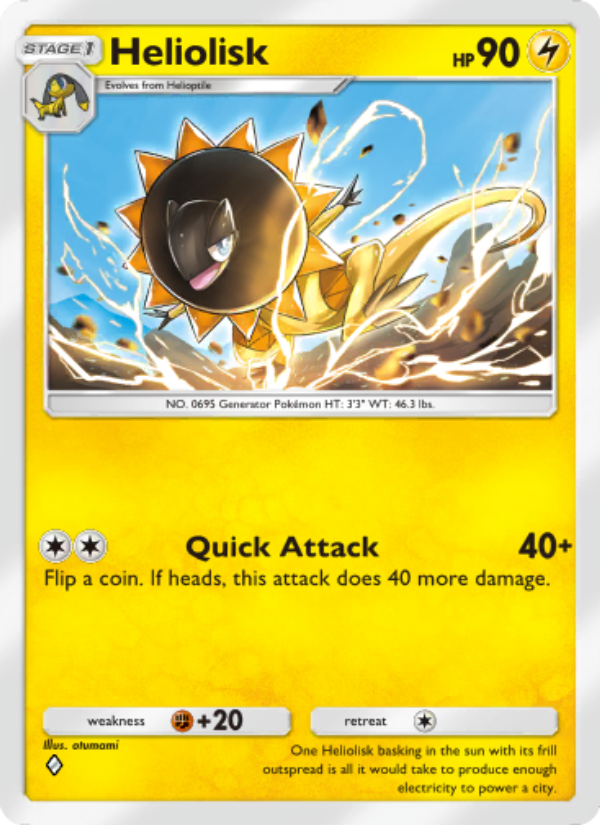 Heliolisk 111/286 — Genetic Apex (English Pokémon TCG card)