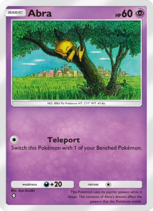 Abra 115/286 — Genetic Apex (English Pokémon TCG card)