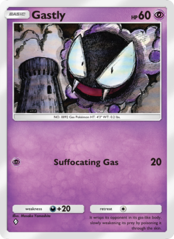 Gastly 120/286 — Genetic Apex (English Pokémon TCG card)