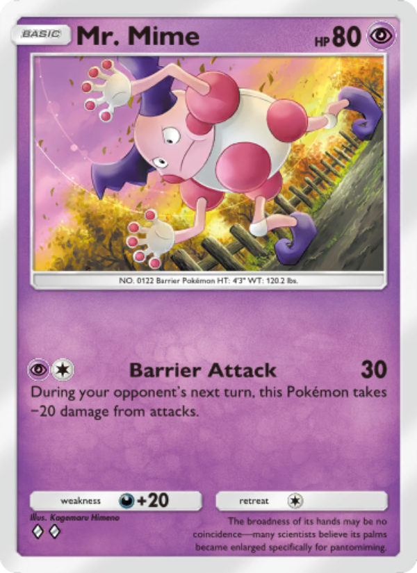 Mr. Mime 126/286 — Genetic Apex (English Pokémon TCG card)