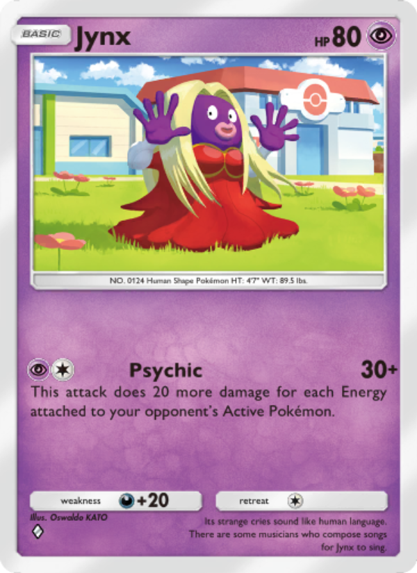 Jynx 127/286 — Genetic Apex (English Pokémon TCG card)
