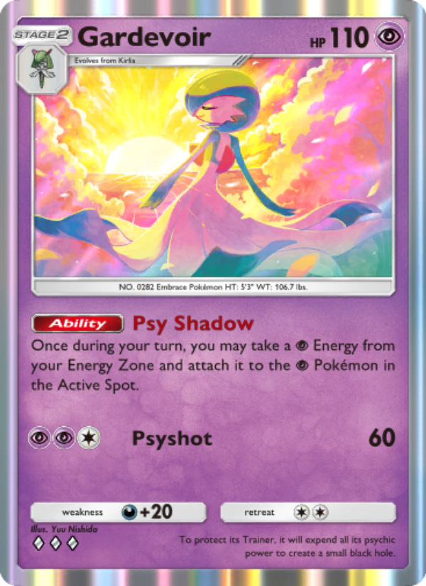 Gardevoir 132/286 — Genetic Apex (English Pokémon TCG card)