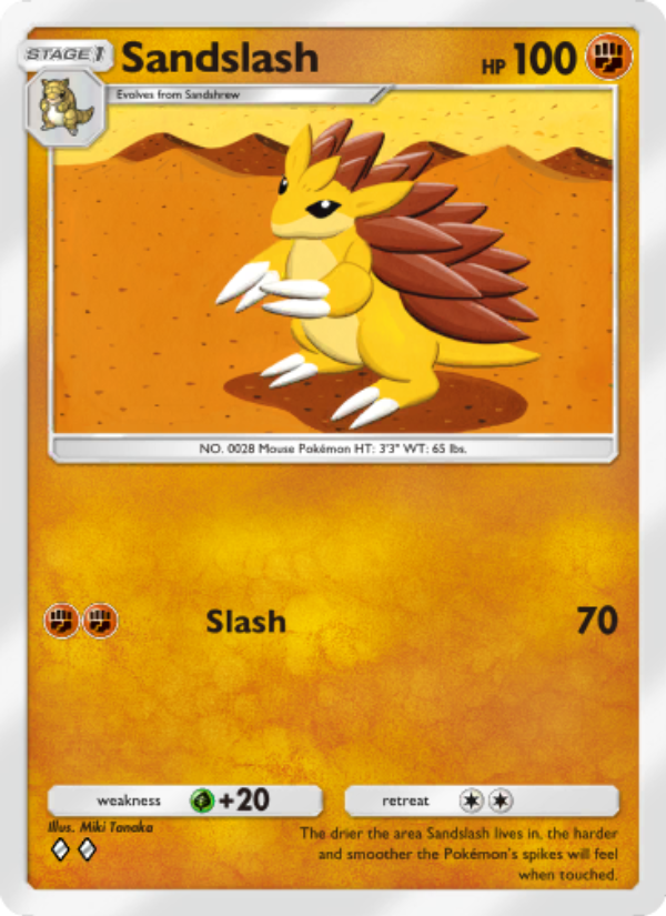 Sandslash 138/286 — Genetic Apex (English Pokémon TCG card)