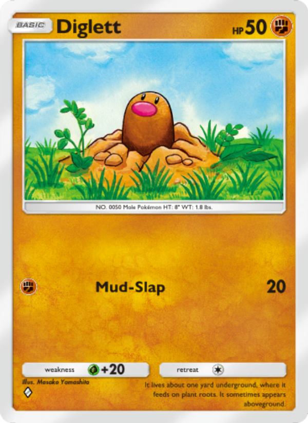 Diglett 139/286 — Genetic Apex (English Pokémon TCG card)