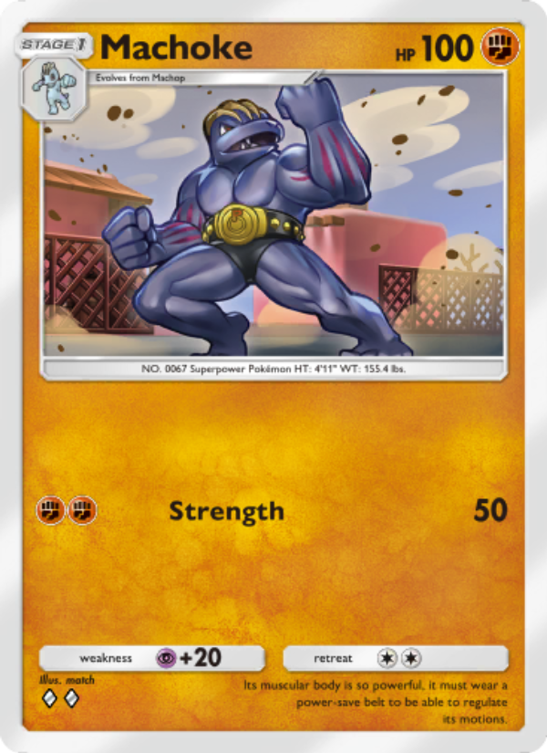 Machoke 144/286 — Genetic Apex (English Pokémon TCG card)