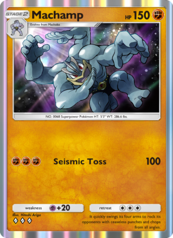 Machamp 145/286 — Genetic Apex (English Pokémon TCG card)