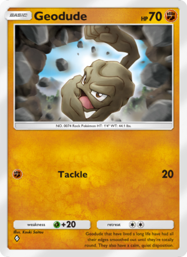 Geodude 147/286 — Genetic Apex (English Pokémon TCG card)