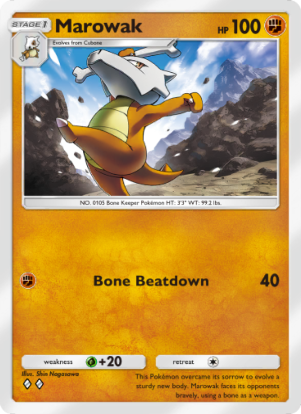 Marowak 152/286 — Genetic Apex (English Pokémon TCG card)