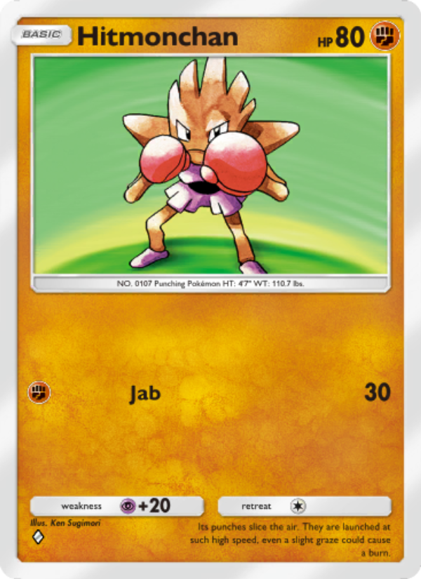 Hitmonchan 155/286 — Genetic Apex (English Pokémon TCG card)
