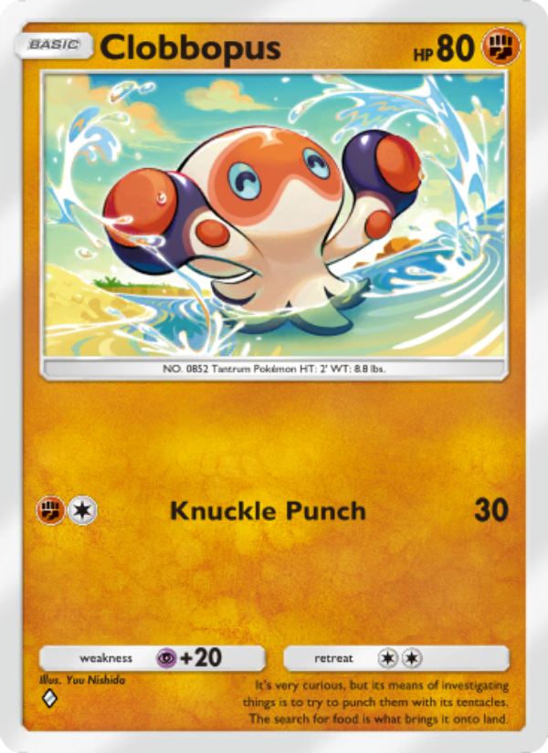 Clobbopus 162/286 — Genetic Apex (English Pokémon TCG card)