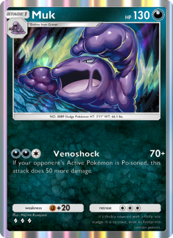 Muk 175/286 — Genetic Apex (English Pokémon TCG card)
