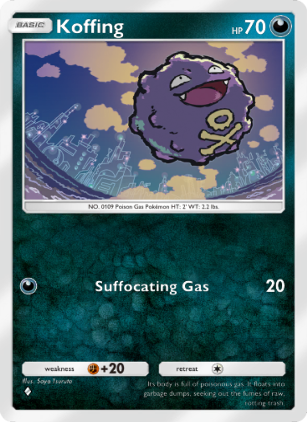 Koffing 176/286 — Genetic Apex (English Pokémon TCG card)
