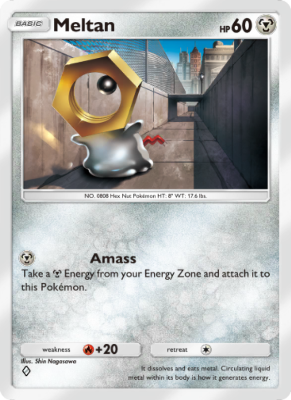 Meltan 181/286 — Genetic Apex (English Pokémon TCG card)