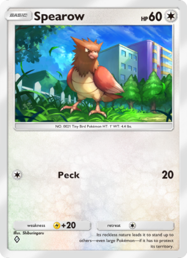 Spearow 191/286 — Genetic Apex (English Pokémon TCG card)
