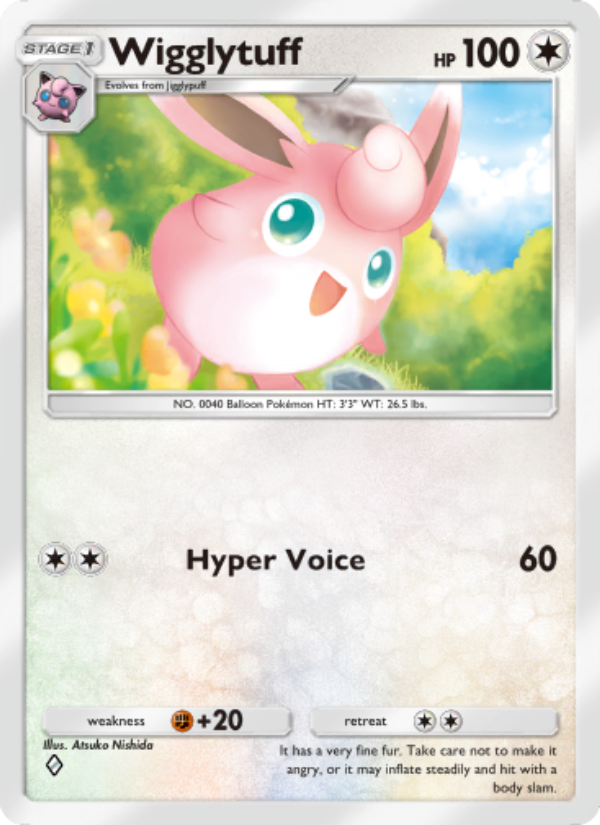Wigglytuff 194/286 — Genetic Apex (English Pokémon TCG card)