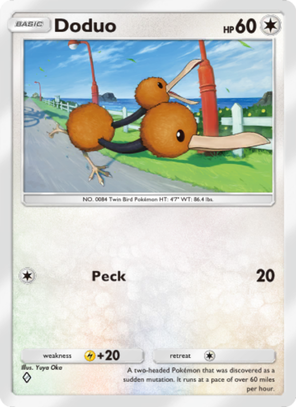 Doduo 199/286 — Genetic Apex (English Pokémon TCG card)