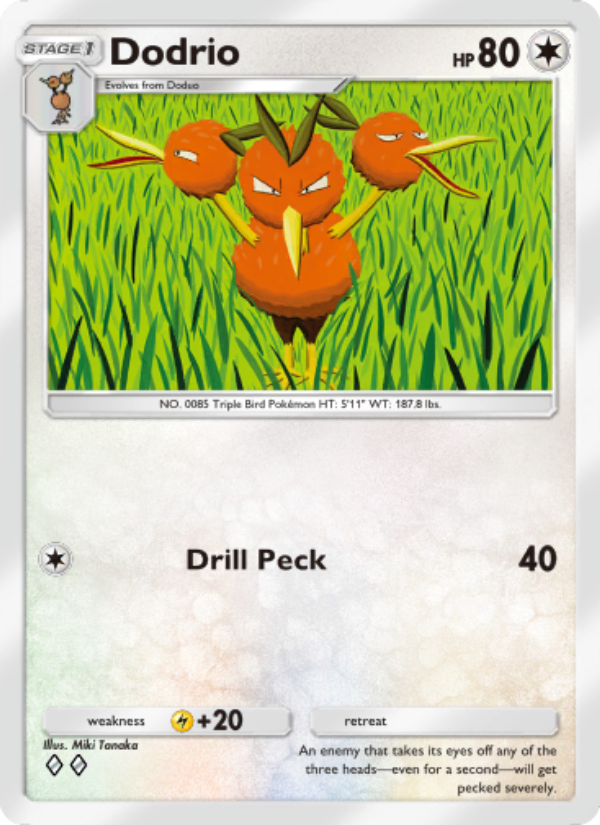 Dodrio 200/286 — Genetic Apex (English Pokémon TCG card)