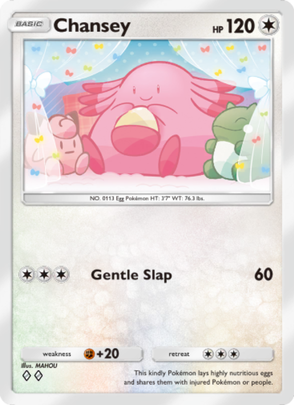 Chansey 202/286 — Genetic Apex (English Pokémon TCG card)