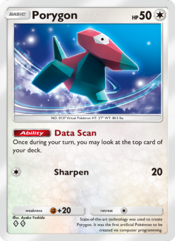 Porygon 209/286 — Genetic Apex (English Pokémon TCG card)