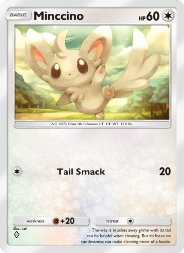 Minccino 212/286 — Genetic Apex (English Pokémon TCG card)