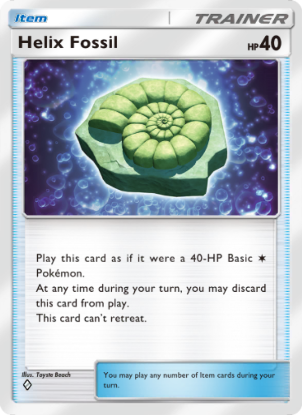 Helix Fossil 216/286 — Genetic Apex (English Pokémon TCG card)