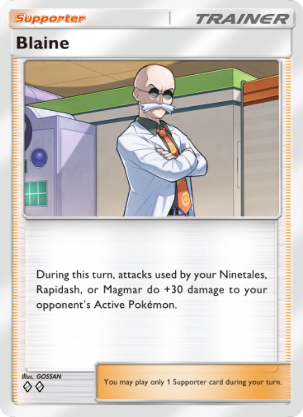 Blaine 221/286 — Genetic Apex (English Pokémon TCG card)