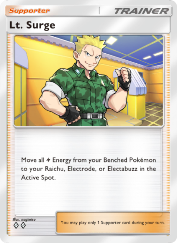 Lt. Surge 226/286 — Genetic Apex (English Pokémon TCG card)