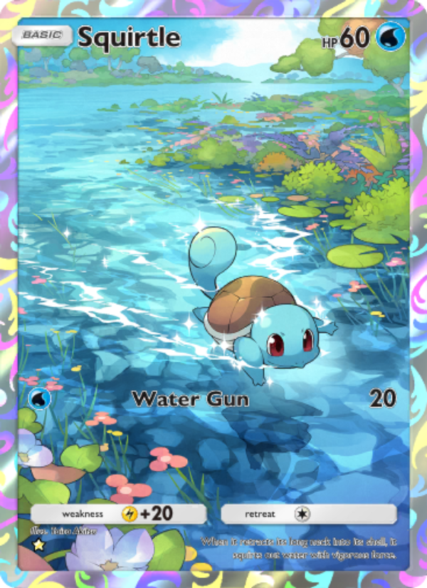 Squirtle 232/286 — Genetic Apex (English Pokémon TCG card)