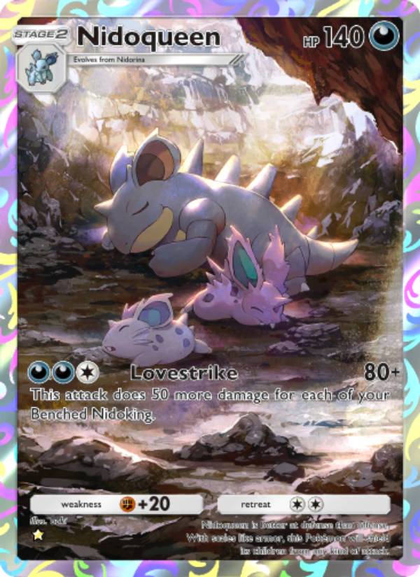 Nidoqueen 240/286 — Genetic Apex (English Pokémon TCG card)