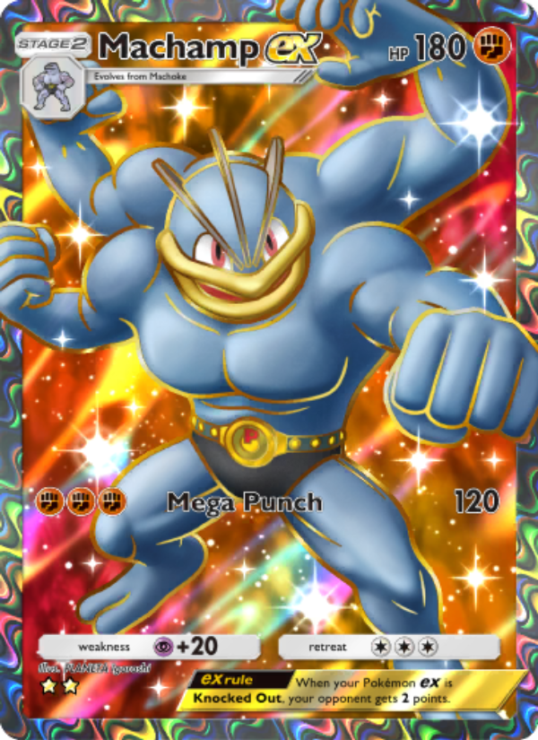 Machamp ex 263/286 — Genetic Apex (English Pokémon TCG card)