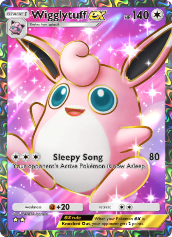 Wigglytuff ex 265/286 — Genetic Apex (English Pokémon TCG card)