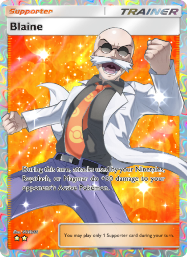 Blaine 268/286 — Genetic Apex (English Pokémon TCG card)